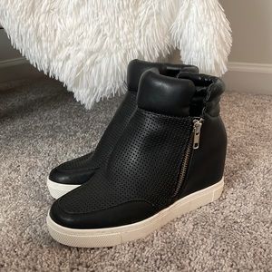 Brash elevated sneaker booties